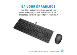 HP 230 Draadloze Muis en Toetsenbordcombo QWERTY