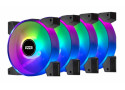 FAN Azza Hurricane II 120mm ARGB SET4 PWM