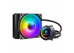 Azza LCAZ-120C-ARGB koelsysteem voor computers Processor Kit voor vloeistofkoeling 12 cm Zwart 1 stuk(s)