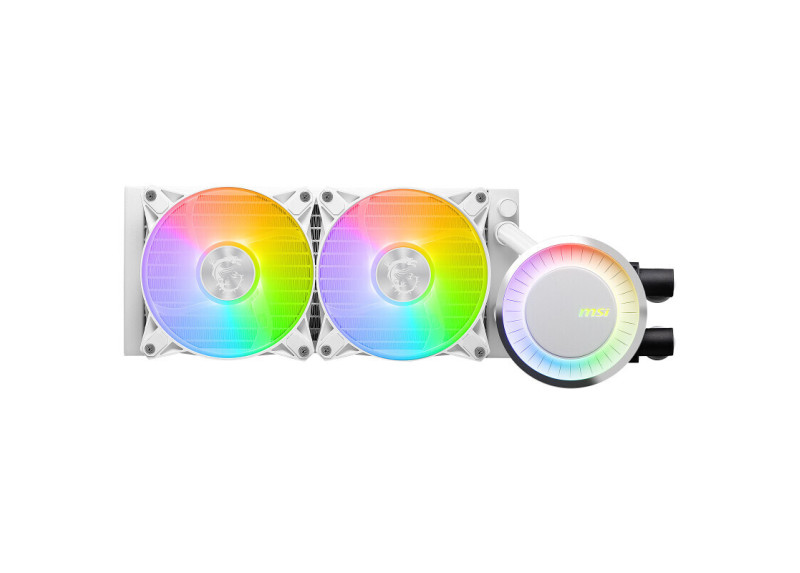 MSI MAG CORELIQUID E240 WHITE koelsysteem voor computers Moederbord, Processor Kit voor vloeistofkoeling 12 cm Wit