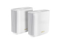 ASUS ZenWiFi AX (XT9) AX7800 1er Pack Weiß Tri-band (2.4 GHz / 5 GHz / 5 GHz) Wi-Fi 6 (802.11ax) Wit 4 Intern