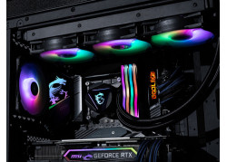 MSI MAG CORELIQUID 360R V2 koelsysteem voor computers Moederbord, Processor Kit voor vloeistofkoeling 12 cm Zwart