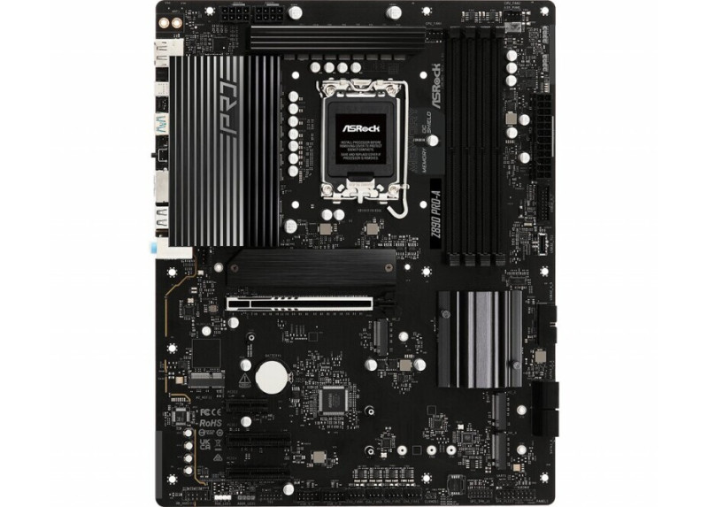 Asrock Z890 Pro-A Intel Z890 LGA 1851 | Socket LGA 1851 | Intel Z890 | 4xDDR5 | ATX | Moederbord