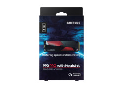 Samsung 990 PRO 4TB NVMe SSD M.2 - 7450MB/s - Heatsink