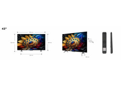 TCL C65 50C655 tv 127 cm (50") 4K Ultra HD Smart TV Wifi Titanium 430 cd/m²