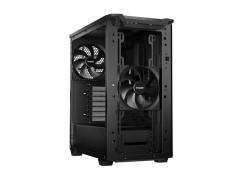 be quiet! PURE BASE 501 Black – Midi Tower PC Behuizing | Stijlvol & Stil | ATX-ondersteuning | 2x 140mm Ventilatoren