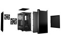 be quiet! PURE BASE 501 Black – Midi Tower PC Behuizing | Stijlvol & Stil | ATX-ondersteuning | 2x 140mm Ventilatoren