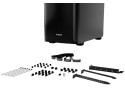 be quiet! PURE BASE 501 Black – Midi Tower PC Behuizing | Stijlvol & Stil | ATX-ondersteuning | 2x 140mm Ventilatoren