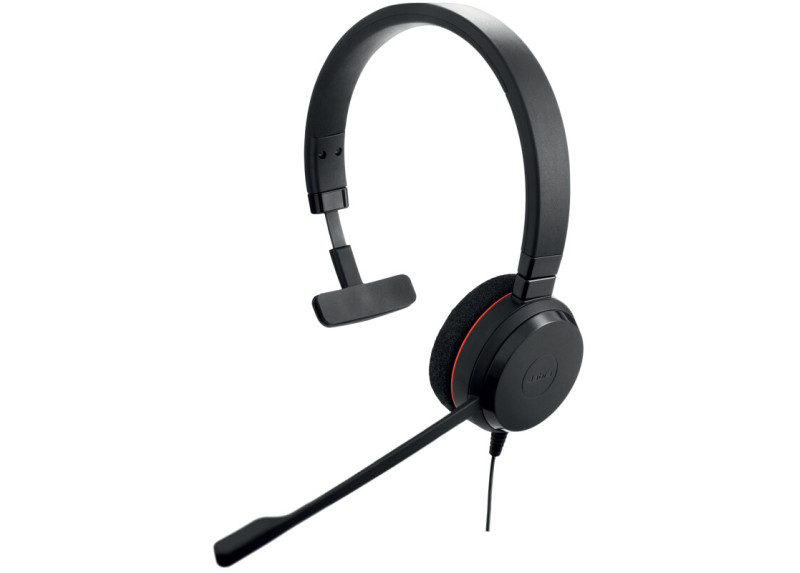 Jabra Evolve 20 UC Mono Bedraade On-Ear Headset (Zwart)