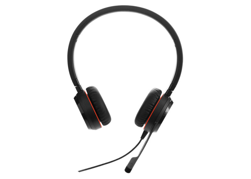 Jabra Evolve 20SE MS Stereo Bedraade USB On-Ear Headset (Zwart) Microsoft Teams Gecertificeerd