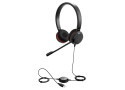 Jabra Evolve 20SE MS Stereo Bedraade USB On-Ear Headset (Zwart) Microsoft Teams Gecertificeerd