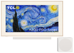TCL NXTFRAME 55A300W Pro Wit QLED TV | 55&#039;&#039; Ultra HD 4K | Draadloze Soundbar en Subwoofer | Wi-Fi | Smart TV | Google 