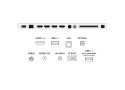 TCL NXTFRAME 55A300W Pro Wit QLED TV | 55&#039;&#039; Ultra HD 4K | Draadloze Soundbar en Subwoofer | Wi-Fi | Smart TV | Google 
