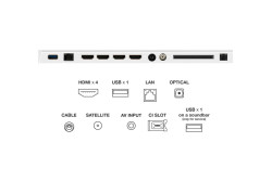 TCL NXTFRAME 55A300W Pro Wit QLED TV | 55&#039;&#039; Ultra HD 4K | Draadloze Soundbar en Subwoofer | Wi-Fi | Smart TV | Google 