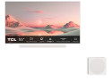 TCL NXTFRAME 55A300W Pro Wit QLED TV | 55&#039;&#039; Ultra HD 4K | Draadloze Soundbar en Subwoofer | Wi-Fi | Smart TV | Google 