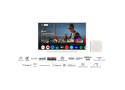 TCL NXTFRAME 55A300W Pro Wit QLED TV | 55&#039;&#039; Ultra HD 4K | Draadloze Soundbar en Subwoofer | Wi-Fi | Smart TV | Google 