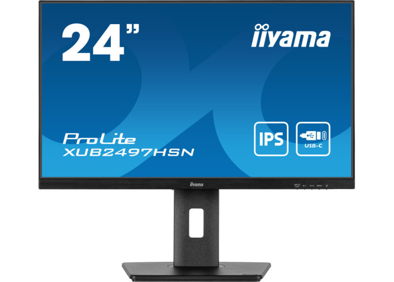 iiyama ProLite XUB2497HSN-B2 23.8" | 1920 x 1080 IPS | 100Hz | USB-C-Hub | Monitor