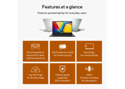 ASUS VivoBook Go 15 | 15.6&#039;&#039; IPS F-HD | AMD Ryzen 5 7520U | 16GB DDR5 | 512GB | W11 Home