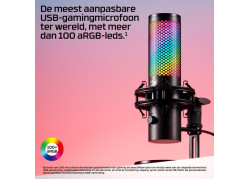 HP HyperX QuadCast 2 S - USB Microphone (Black) Zwart Tafelmicrofoon