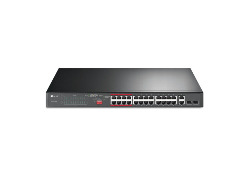 TP-Link TL-SL1226P | Unmanaged POE+ Gigabit Switch | 26 Poorts