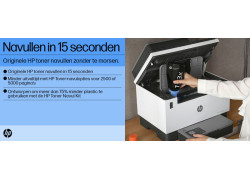 HP LaserJet Tank MFP 2604sdw Inkjetprinter | 600x600 DPI | Wifi | Zwart/Wit