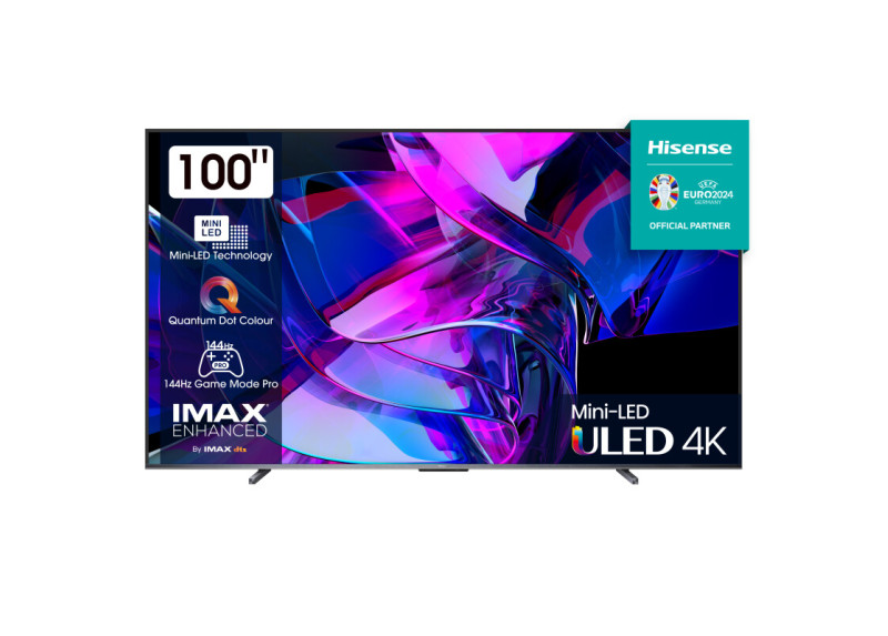 Hisense 100U7KQ | 100&#039;&#039; Ultra HD 4K | MiniLED Smart TV | Wifi | VIDAA U | Local Dimming | Dolby Vision | 144Hz