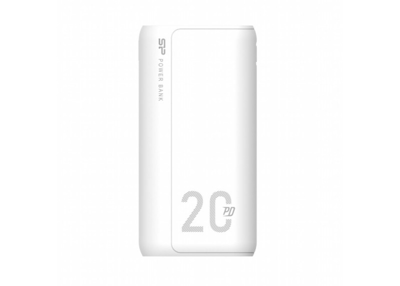 Silicon Power QS15 Lithium-Polymeer Power Bank 20000 mAh Wit Silicon Power QS15 Lithium-Polymeer Power Bank 20000 mAh Wit