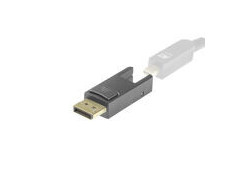 ACT Vervangadapter Mini DisplayPort naar DisplayPort voor DisplayPort Active Optical Cables met afneembare connector