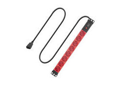ACT Stekkerdoos PDU 19" C14 IEC60320 8-voudig type F, 3m H05VV-F 3G1.0