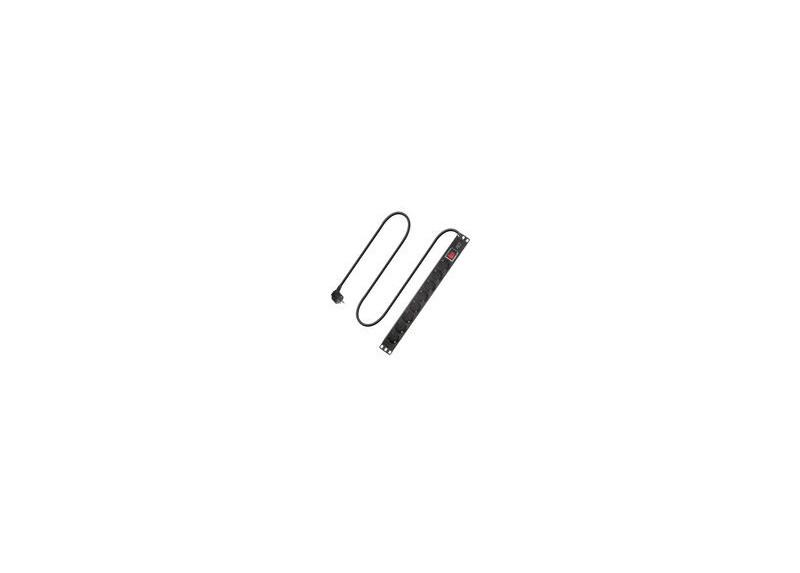 ACT Stekkerdoos PDU 19" CEE7/7 8-voudig type F, 2,5m H05VV-F 3G1.5
