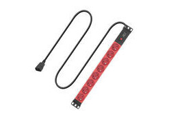 ACT Stekkerdoos PDU 19" C14 IEC60320 8-voudig type E, 3m H05VV-F 3G1.0