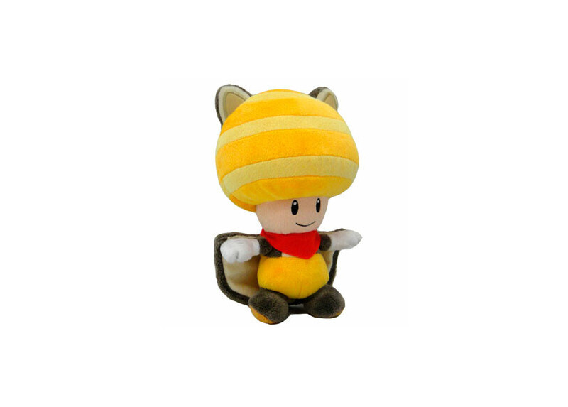 PlushToad flying squirrel Yellow 20cm PlushToad flying squirrel Yellow 20cm
