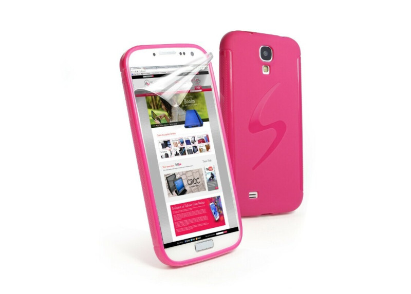Tuff-Luv Gel 'S' Smartphone case Samsung Galaxy S4 roze Tuff-Luv Gel 'S' Smartphone case Samsung Galaxy S4 roze