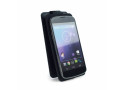 Tuff-Luv Uni-Fit Universal Faux Leren case cover & stand voor Smartphones - Zwart
