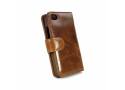 Tuff-Luv Vintage genuine leren portemonnee case cover voor Blackberry Z30 bruin