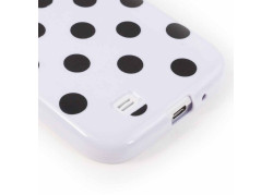 Tuff-Luv Gel &#039;Polka&#039; case Samsung Galaxy S4 wit