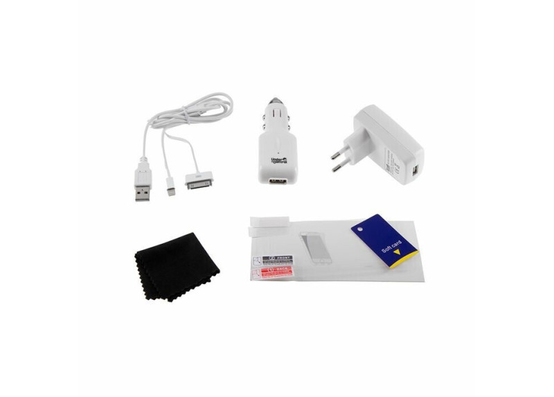 Under Control Accessoirekit voor iPhone 4&5 wit Under Control Accessoirekit voor iPhone 4&5 wit