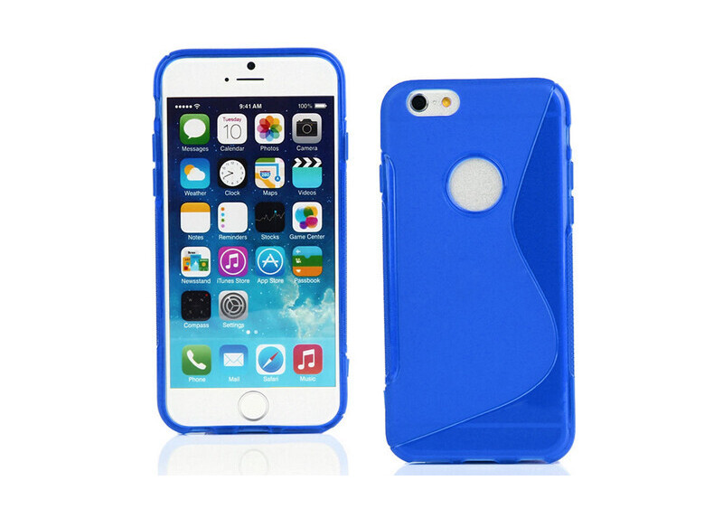 AA iPhone 6/6s S-Line (Blauw) Gel Case AA iPhone 6/6s S-Line (Blauw) Gel Case