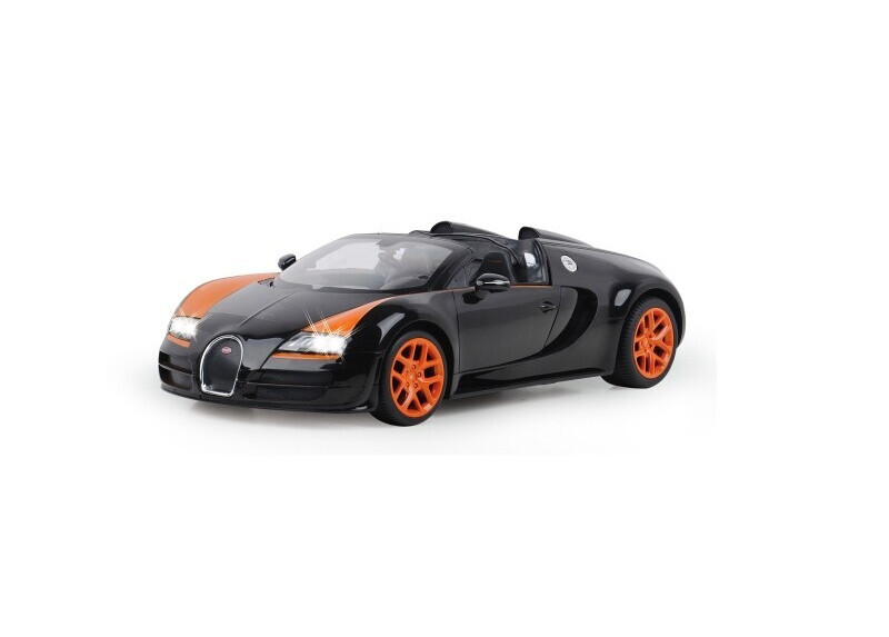 Jamara Bugatti Grand Sport Vitesse 1:24 zwart 40MH RC auto Jamara Bugatti Grand Sport Vitesse 1:24 zwart 40MH RC auto