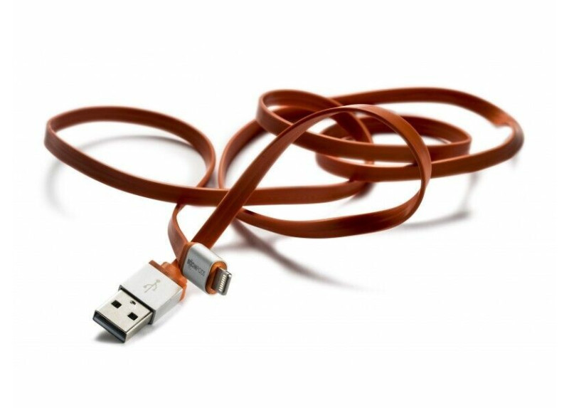 Boompods Cables Flatline Micro USB for Android, Orange Boompods Cables Flatline Micro USB for Android, Orange