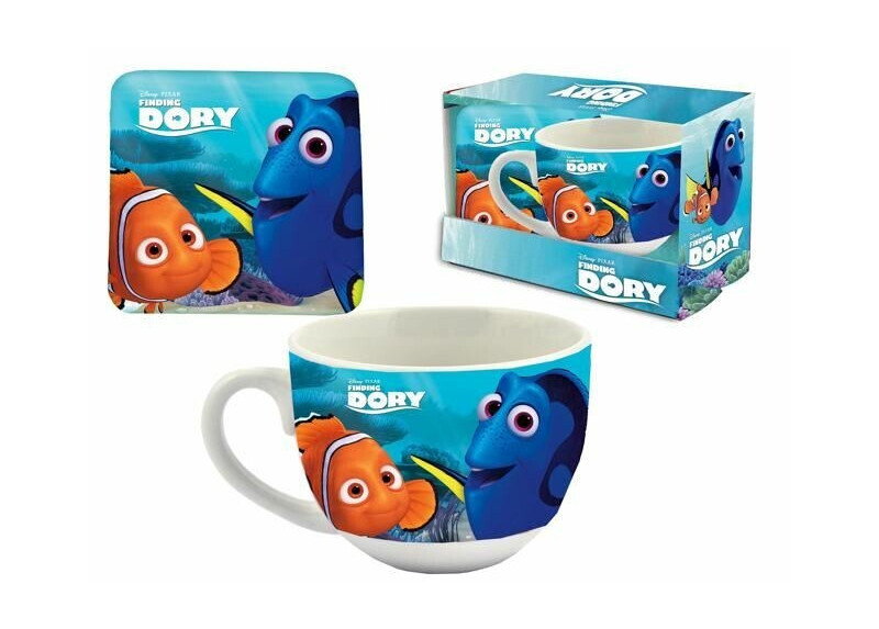 GIFT KITCHEN DORY MUG+COASTER GIFT KITCHEN DORY MUG+COASTER