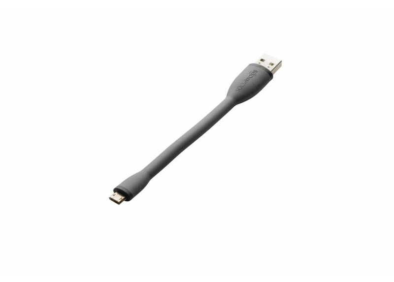 Boompods Flex - Micro USB Oplaad en Synchroniseer Kabel voor Android 12,5 CM Donkergrijs Boompods Flex - Micro USB Oplaad en Synchroniseer Kabel voor Android 12,5 CM Donkergrijs