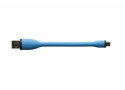 Boompods Flex - Micro USB Oplaad en Synchroniseer Kabel voor Android 12,5 CM Blauw