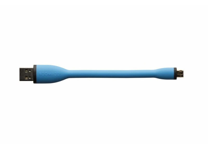 Boompods Flex - Micro USB Oplaad en Synchroniseer Kabel voor Android 12,5 CM Blauw Boompods Flex - Micro USB Oplaad en Synchroniseer Kabel voor Android 12,5 CM Blauw