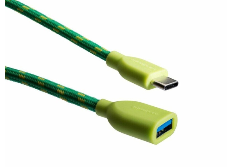 Boompods USB C naar USB A Female Adapter 1 Meter Groen Boompods USB C naar USB A Female Adapter 1 Meter Groen