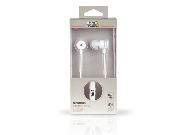 Under control in-ear koptelefoon, wit Under control in-ear koptelefoon, wit