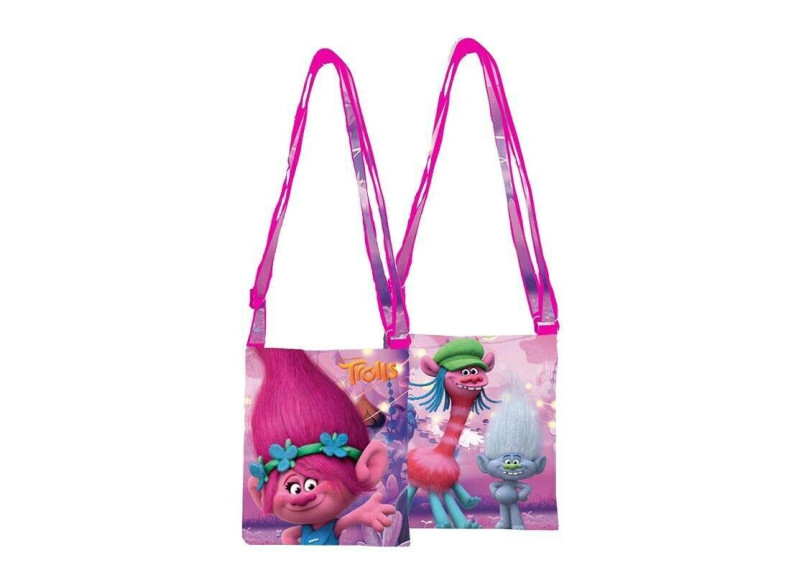 Trolls - Schoudertas - Poppy - Cooper - Guy Diamond - 20 cm Trolls - Schoudertas - Poppy - Cooper - Guy Diamond - 20 cm