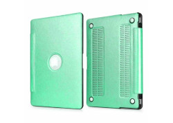 Tuff-Luv Slim Skin Shell Case - Voor de Apple Macbook Pro Retina 15.4 Inch - Glacier Aqua