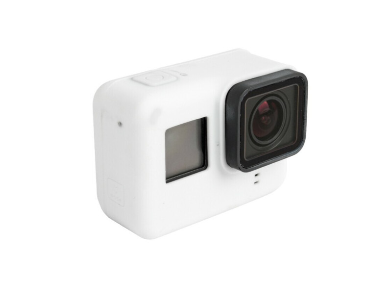 Tuff-Luv - GoPro Hero 5 Siliconen Bescherming Case Cover Shell - Wit Tuff-Luv - GoPro Hero 5 Siliconen Bescherming Case Cover Shell - Wit