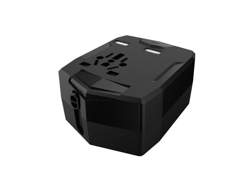 Tuff-Luv - Ultimate Armoured Universal Worldwide 150 Landen Reisadapter - 3000mAh Power Bank Tuff-Luv - Ultimate Armoured Universal Worldwide 150 Landen Reisadapter - 3000mAh Power Bank
